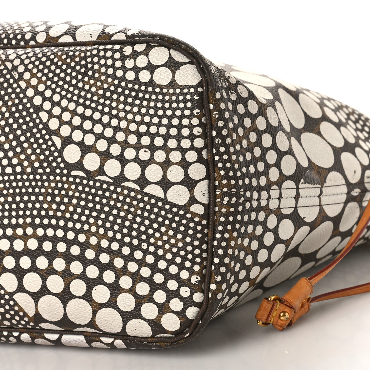 Louis Vuitton Monogram Kusama Waves Neverfull MM White 8 of 18