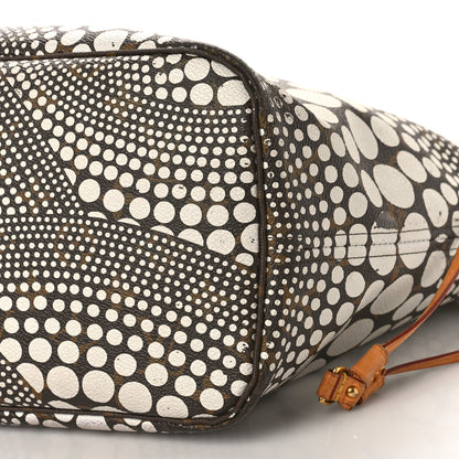 Louis Vuitton Monogram Kusama Waves Neverfull MM White 8 of 18