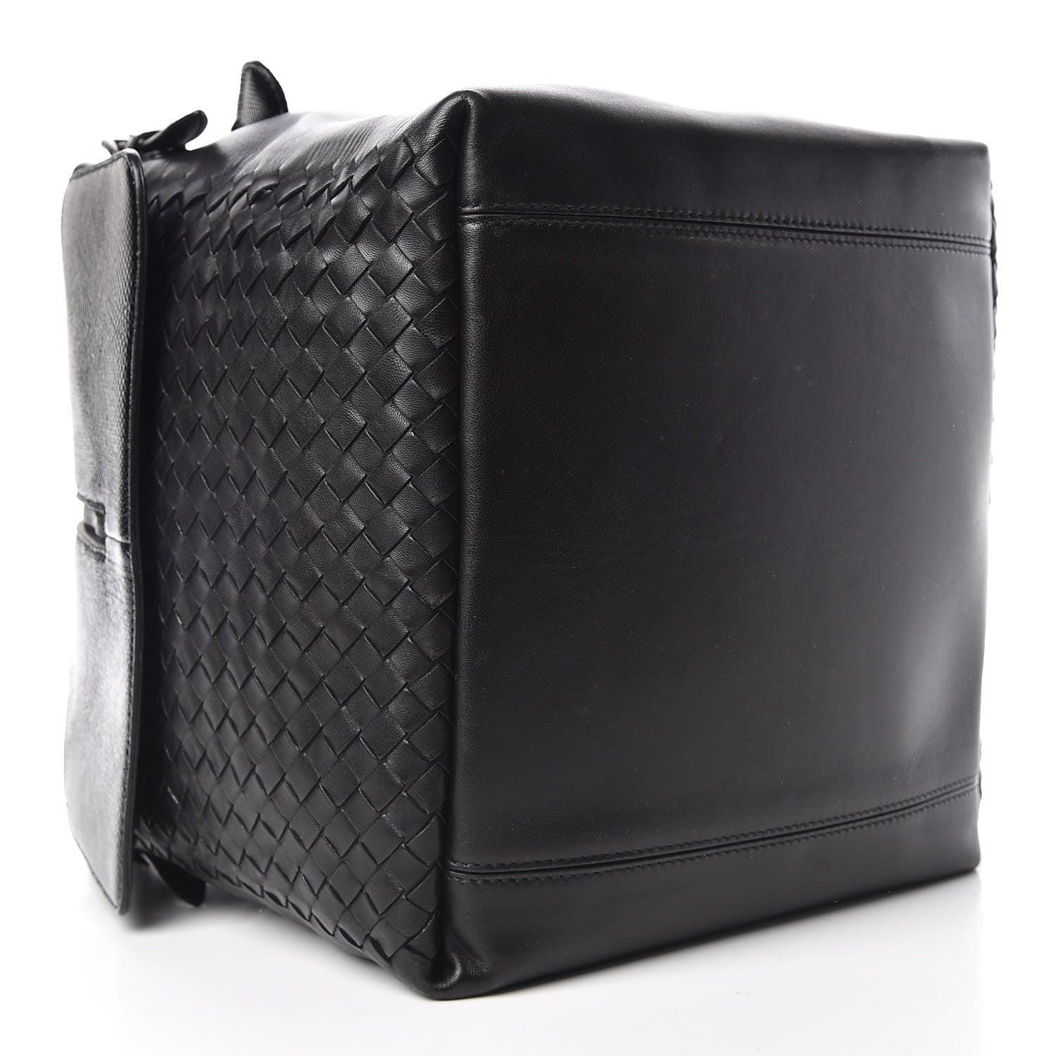 Bottega Veneta Nappa Karung Intrecciato Satchel Black 4 of 10