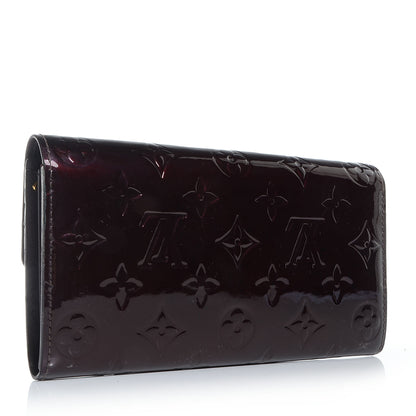 Louis Vuitton Vernis Sarah Wallet Amarante 3 of 7