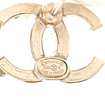Chanel Crystal Star 5 CC Earrings Gold 4 of 5
