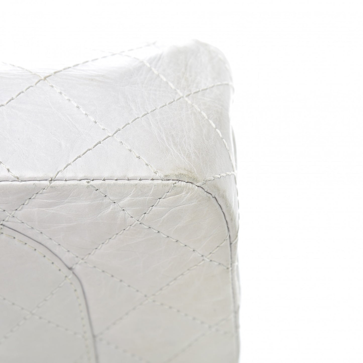 Aged Calfskin 50th Anniversary 2.55 Reissue 227 White