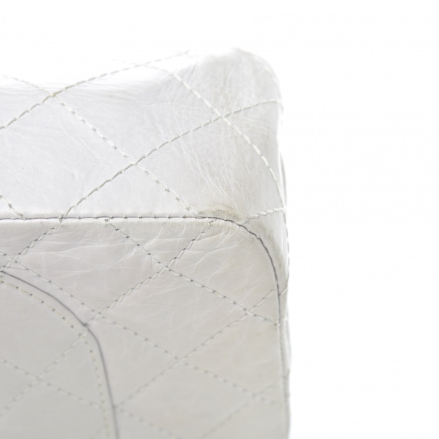 Chanel Aged Calfskin 50th Anniversary 2.55 Reissue 227 White 12 of 19
