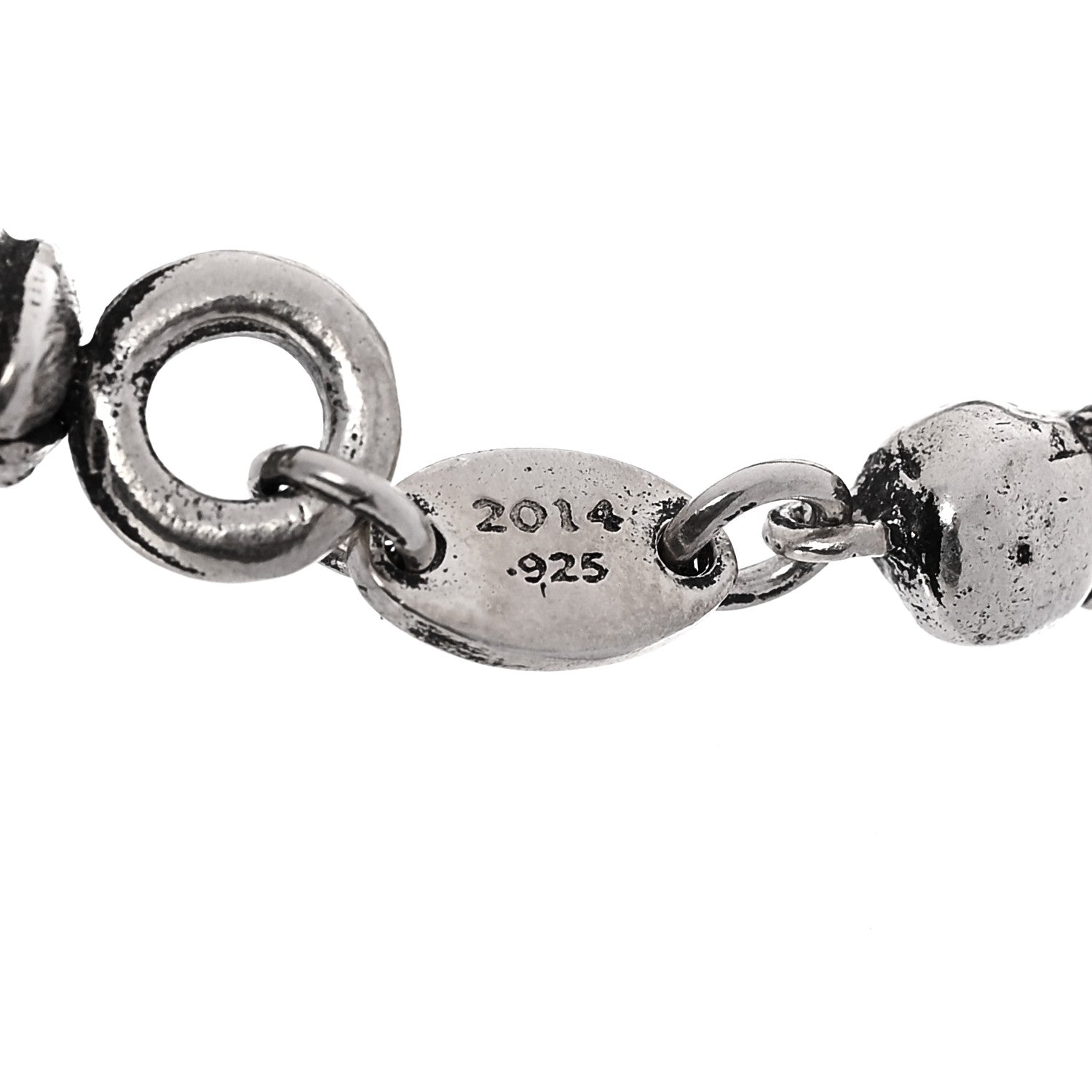 Chrome Hearts Sterling Silver Foti Skull Bracelet 4 of 4