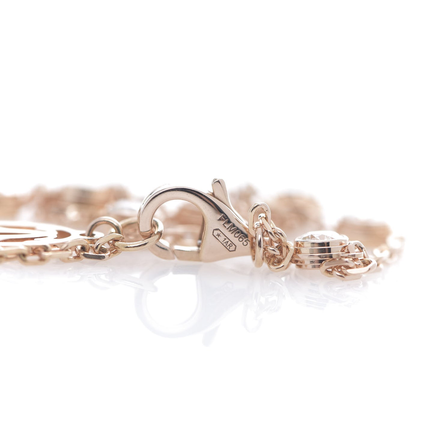 18K Pink Gold 7 Diamond D'Amour Station Bracelet