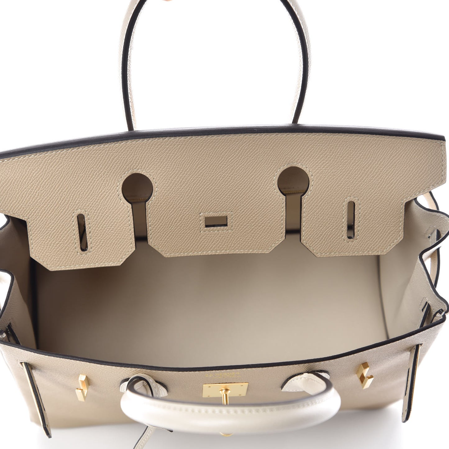 Epsom Horseshoe Birkin 30 Trench Craie