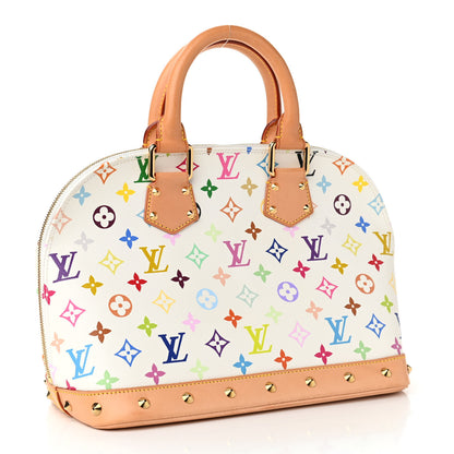 Louis Vuitton Monogram Multicolor Alma White 3 of 11