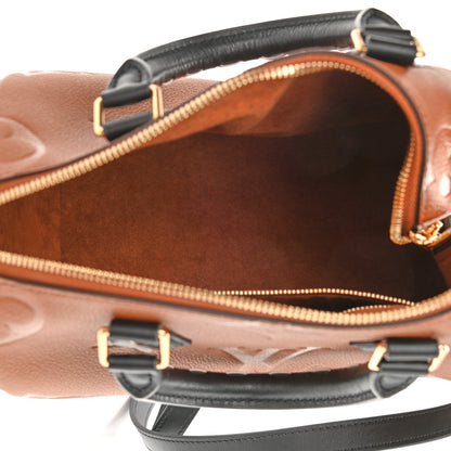 Louis Vuitton Empreinte Monogram Giant Wild At Heart Speedy Bandouliere 25 Caramel 5 of 10