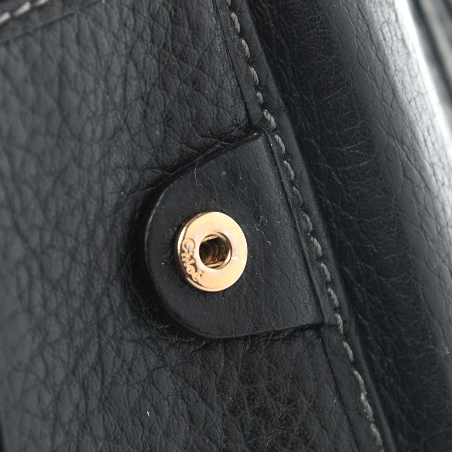Chloe Grained Calfskin Marcie Square Wallet Black 8 of 19