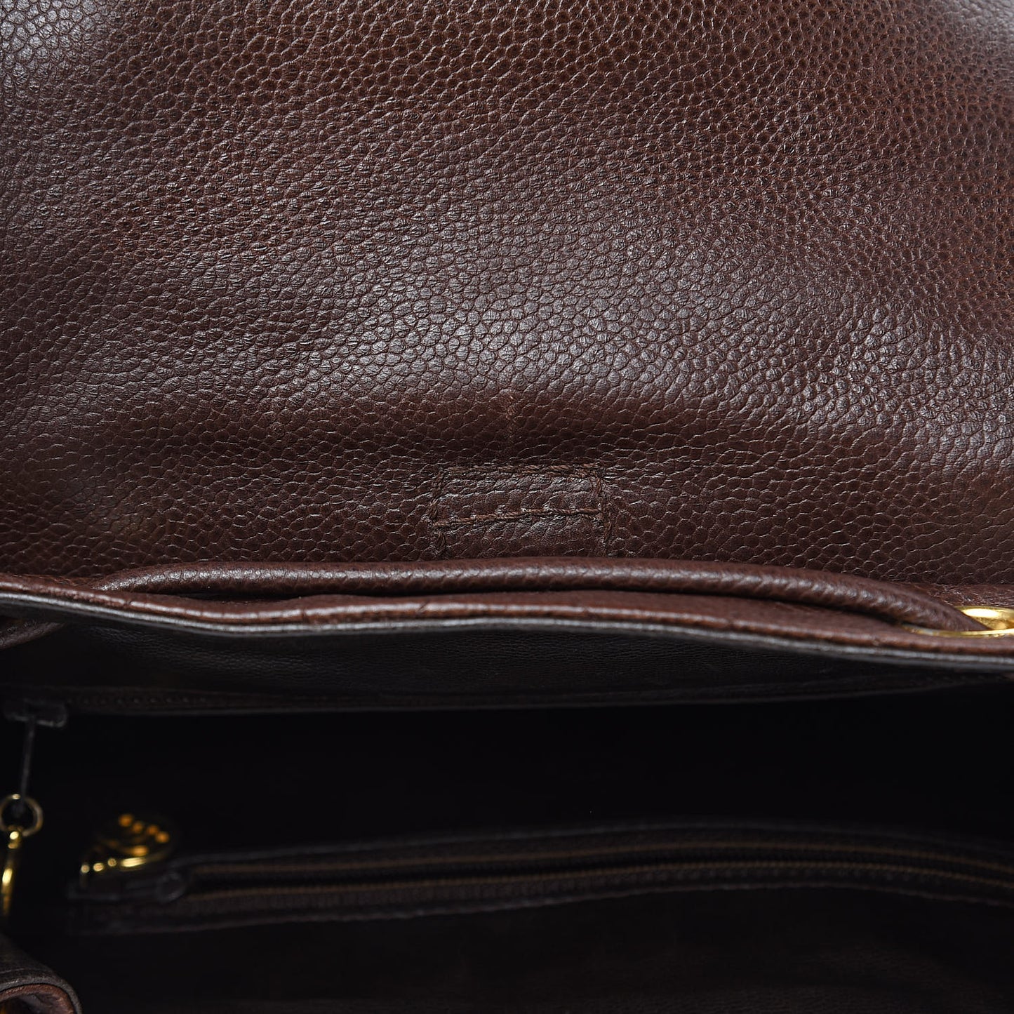 Caviar Quilted CC Backpack Brown