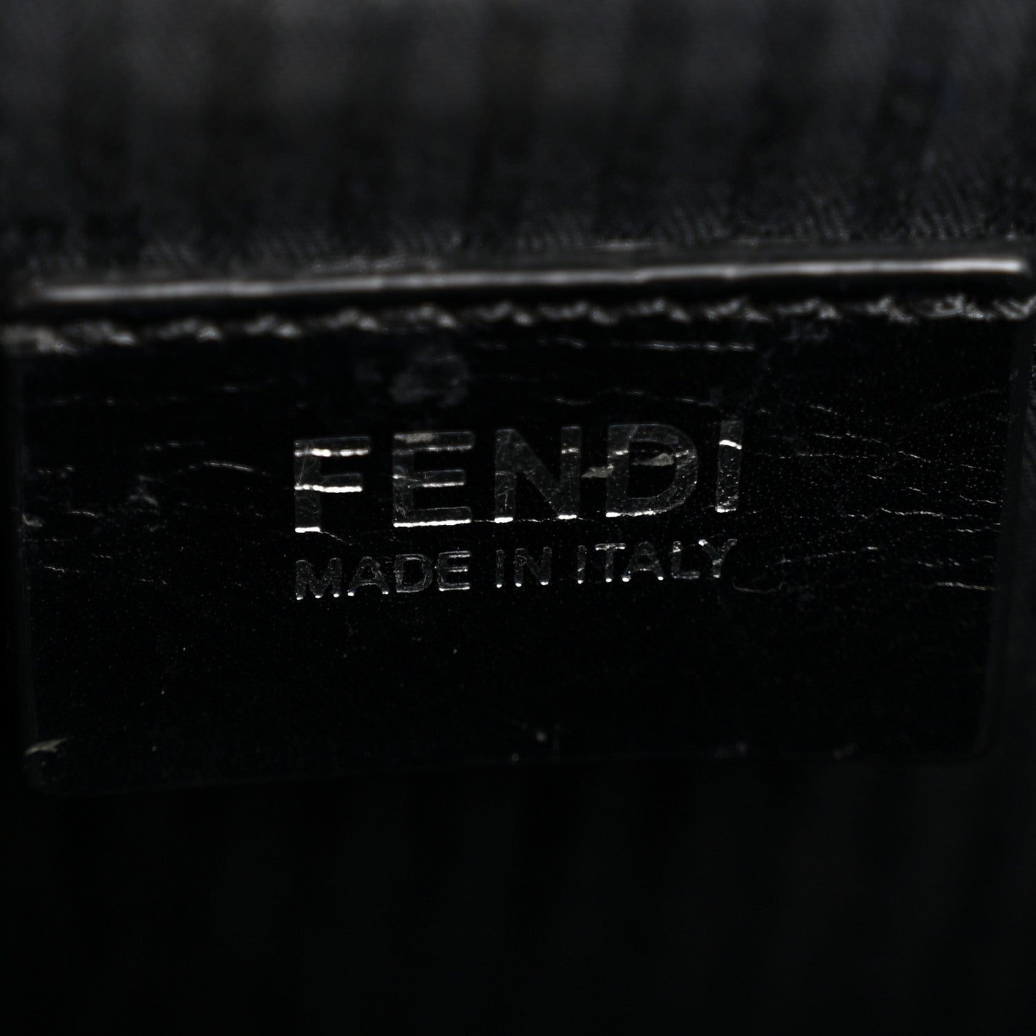 Fendi Patent Vitello Elite Petite 2Jours Tote Black 6 of 12