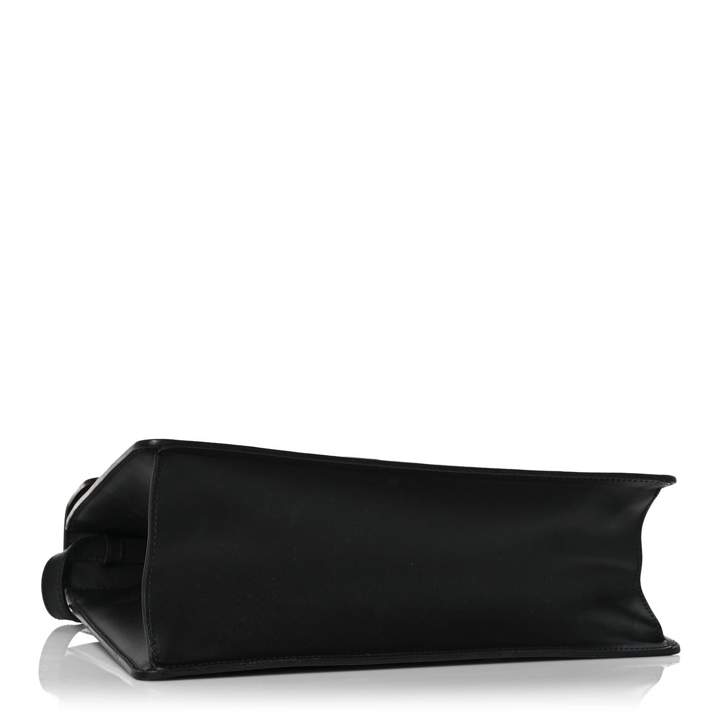 Calfskin Medium Sylvie Top Handle Bag Black