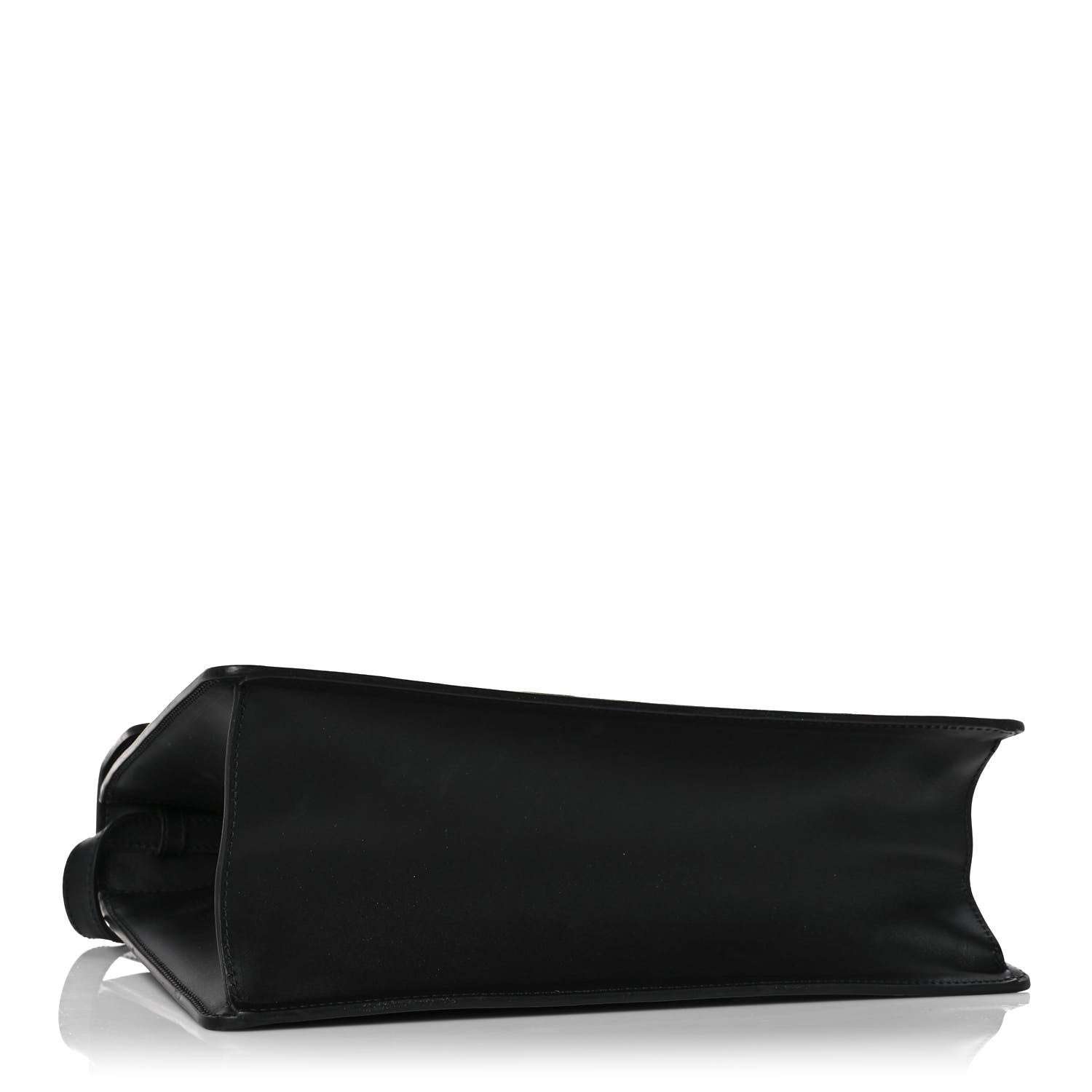 Gucci Calfskin Medium Sylvie Top Handle Bag Black 4 of 13