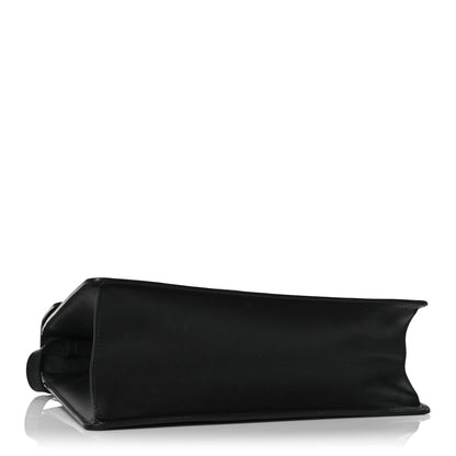 Gucci Calfskin Medium Sylvie Top Handle Bag Black 4 of 13