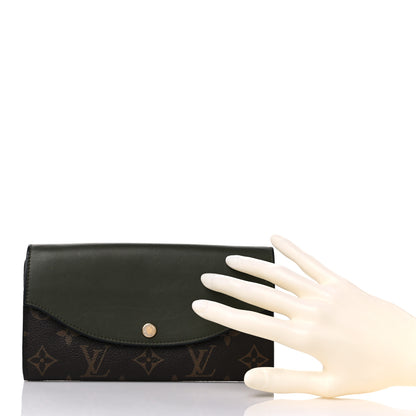 Louis Vuitton Monogram Sarah Tuileries Wallet Green 2 of 12