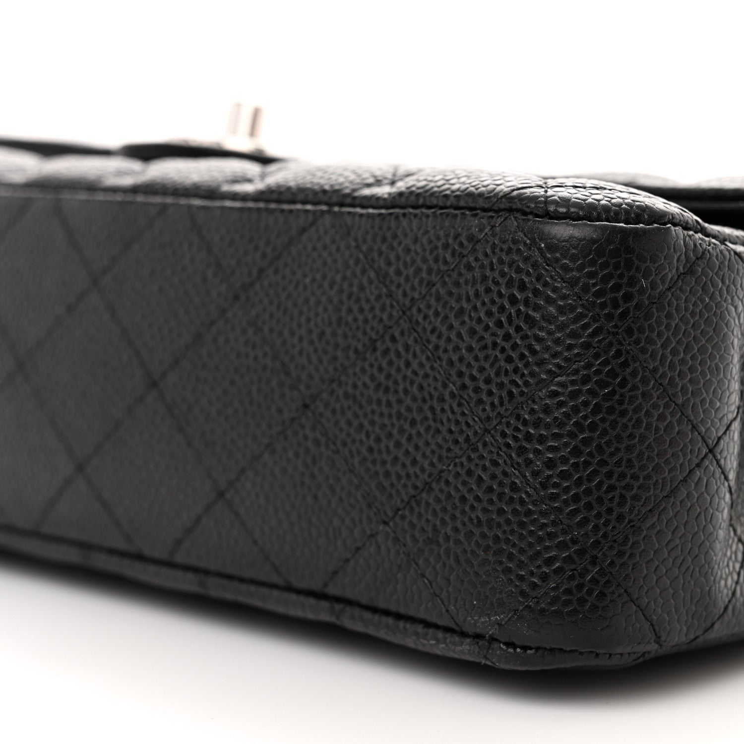 Chanel Caviar Quilted Medium Double Flap Black 10 of 18
