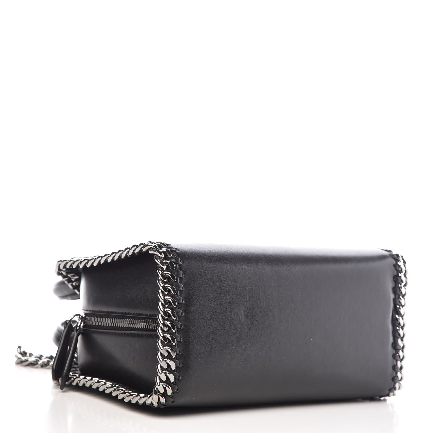 Stella McCartney Eco Alter Nappa Mini Falabella Box Top Handle Bag Black 4 of 9