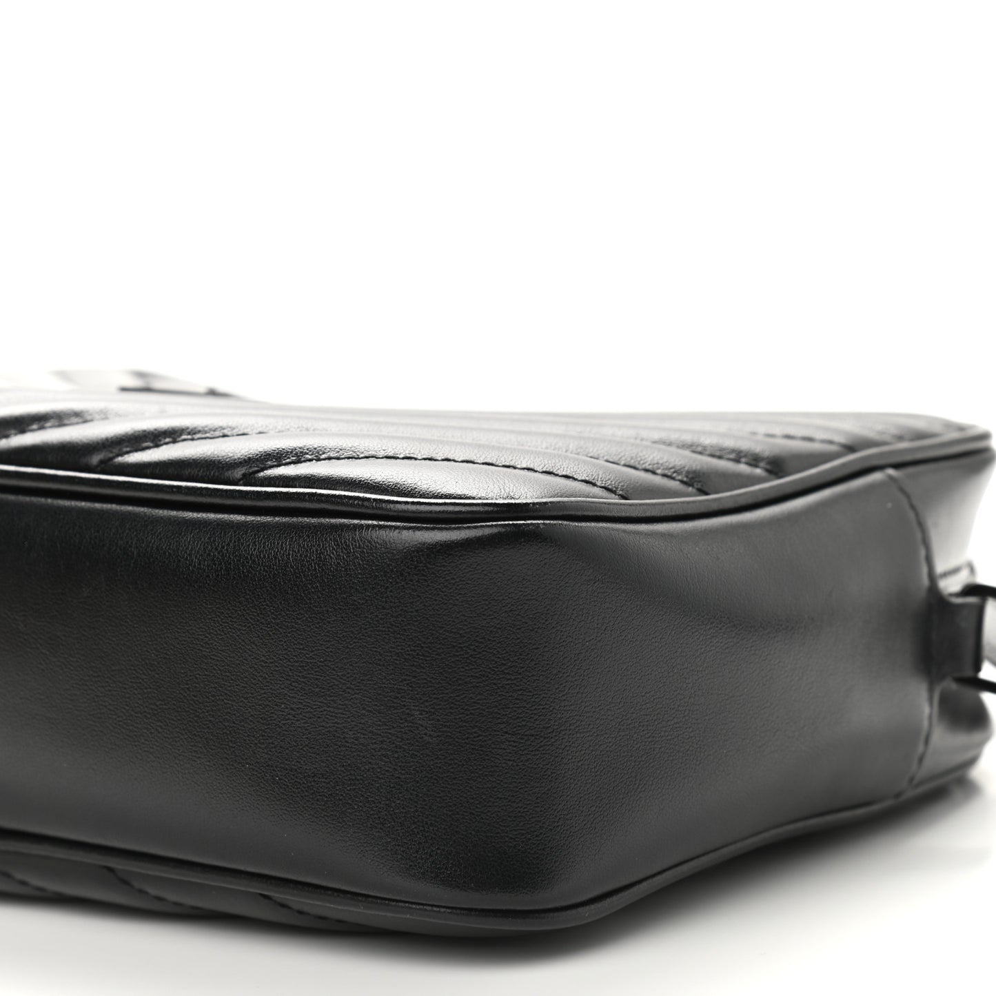 Calfskin Matelasse Monogram Lou Camera Bag Black
