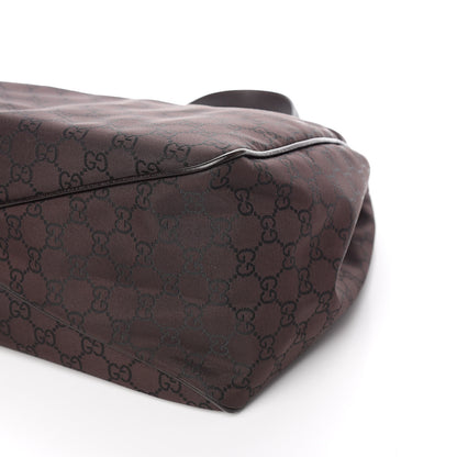 Gucci Nylon Monogram Hobo Brown 9 of 10