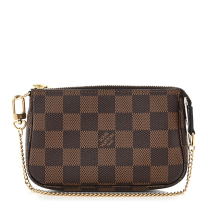 Louis Vuitton Damier Ebene Mini Pochette Accessories 1 of 10
