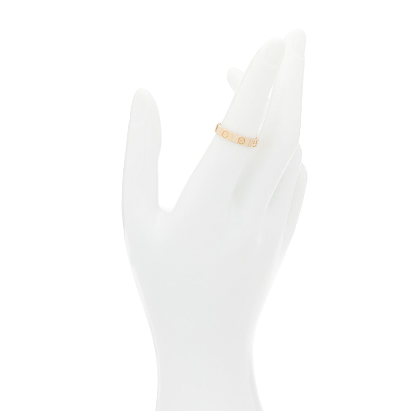 18K Pink Gold 3.5mm LOVE Wedding Band Ring 52 6