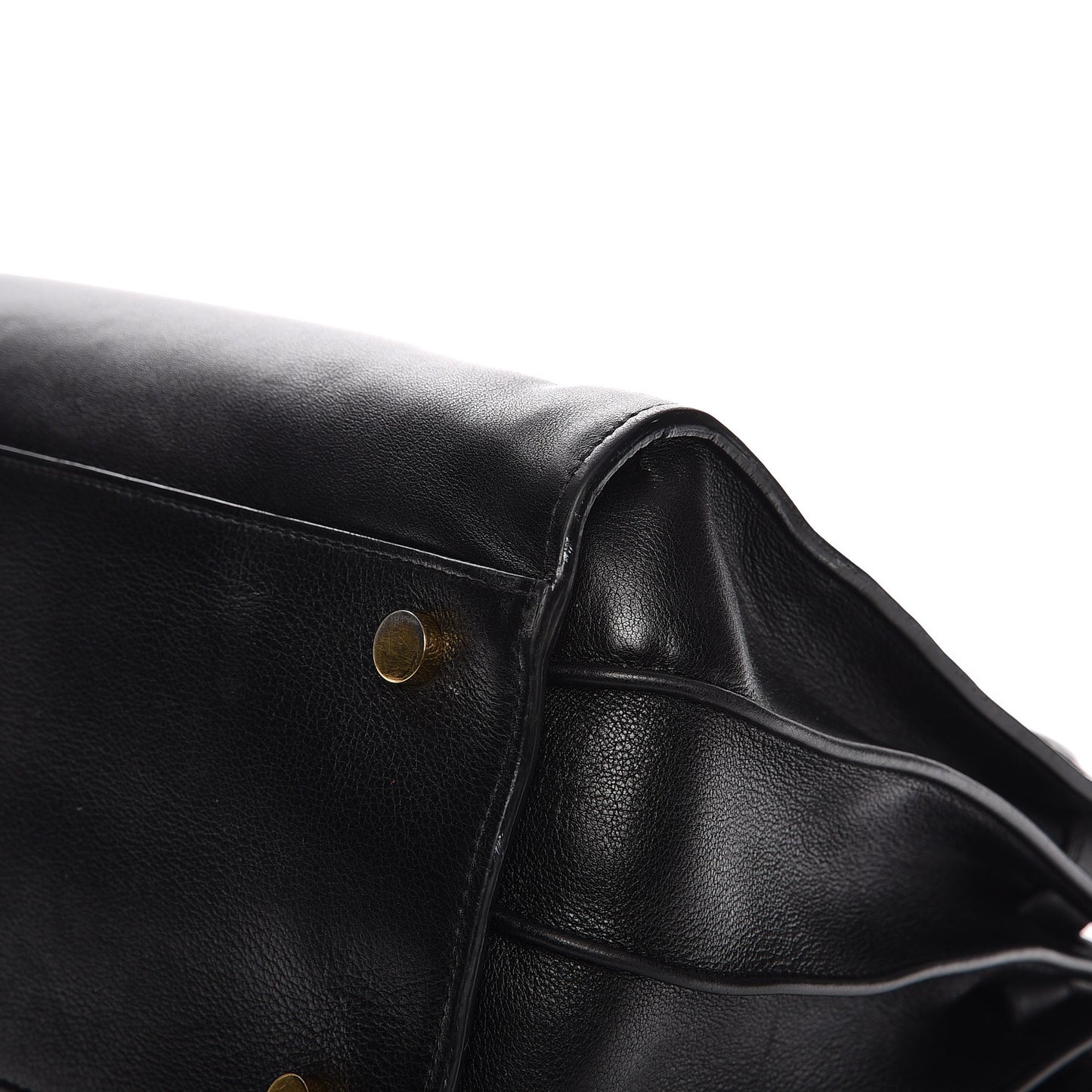 Calfskin Small Sac De Jour Black