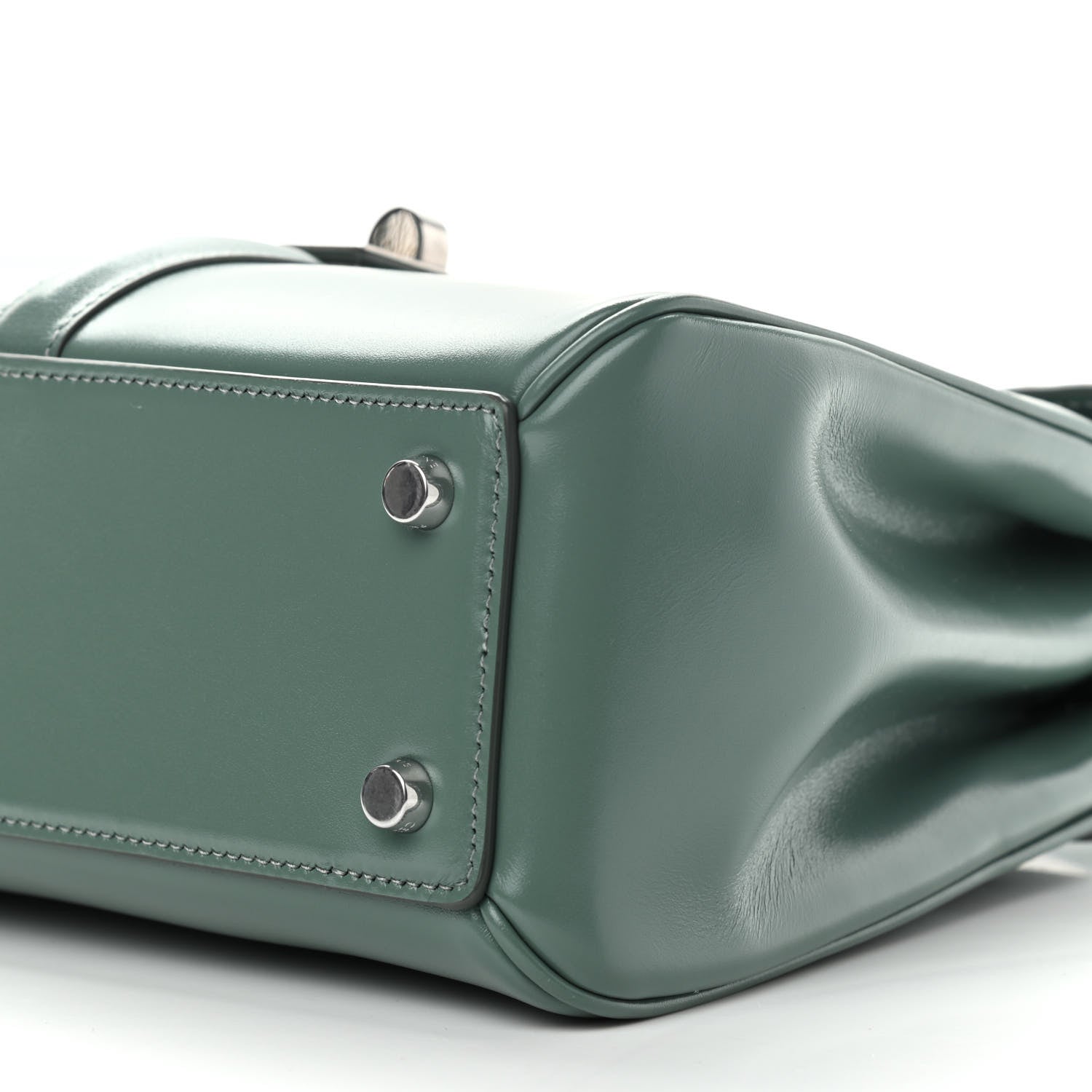 Celine Satinated Calfskin Small 16 Top Handle Bag Celadon 6 of 11
