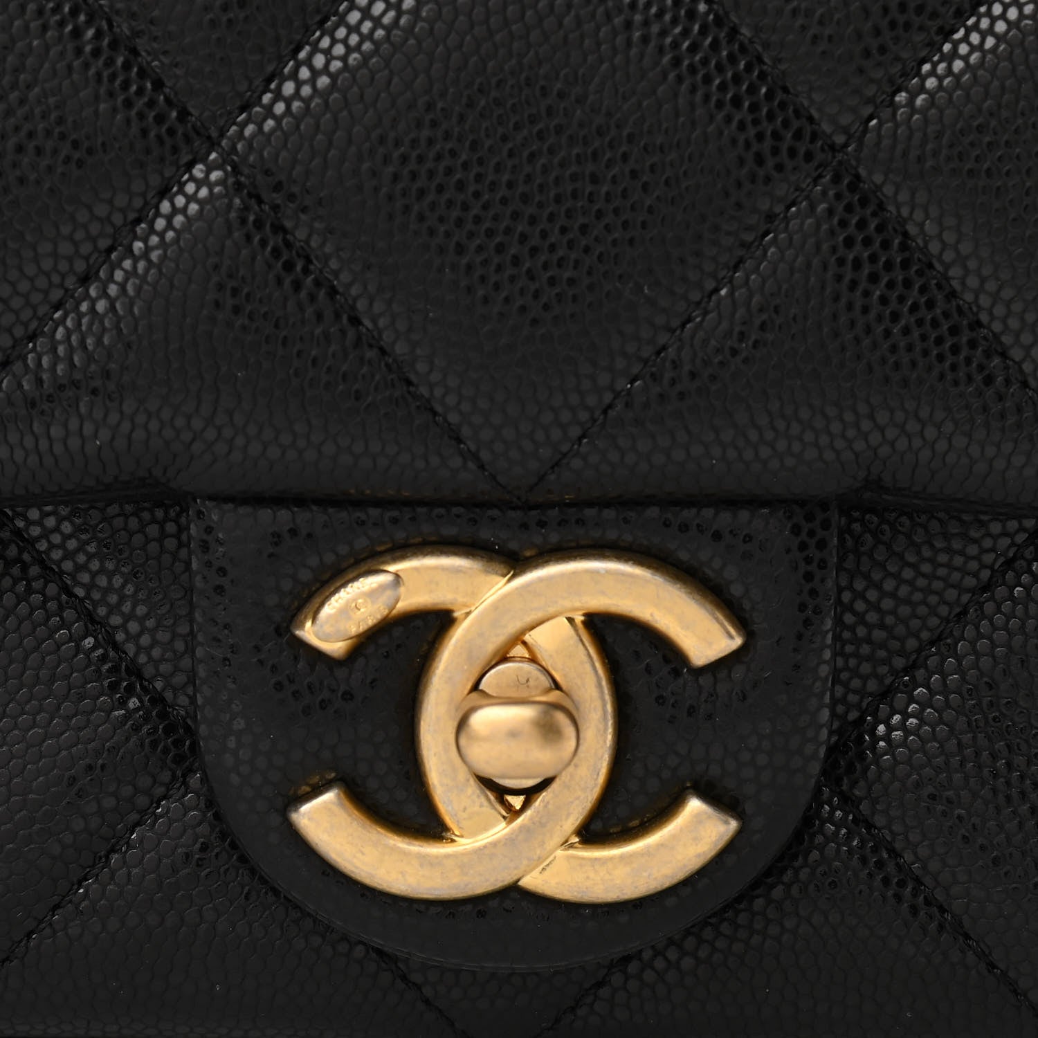 Chanel Caviar Quilted Mini Twist Your Buttons Flap Black 8 of 11