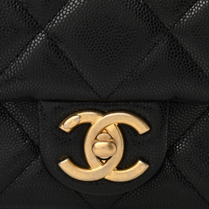 Chanel Caviar Quilted Mini Twist Your Buttons Flap Black 8 of 11