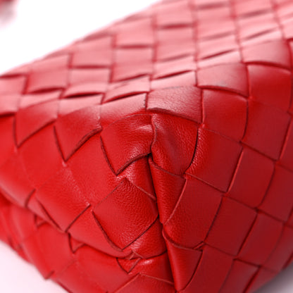 Bottega Veneta Nappa Intrecciato Mini Crossbody Red 9 of 11