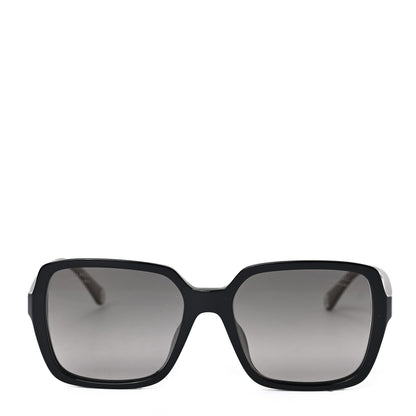 Chanel Acetate Polarized Square Sunglasses 5505-A Black 2 of 6