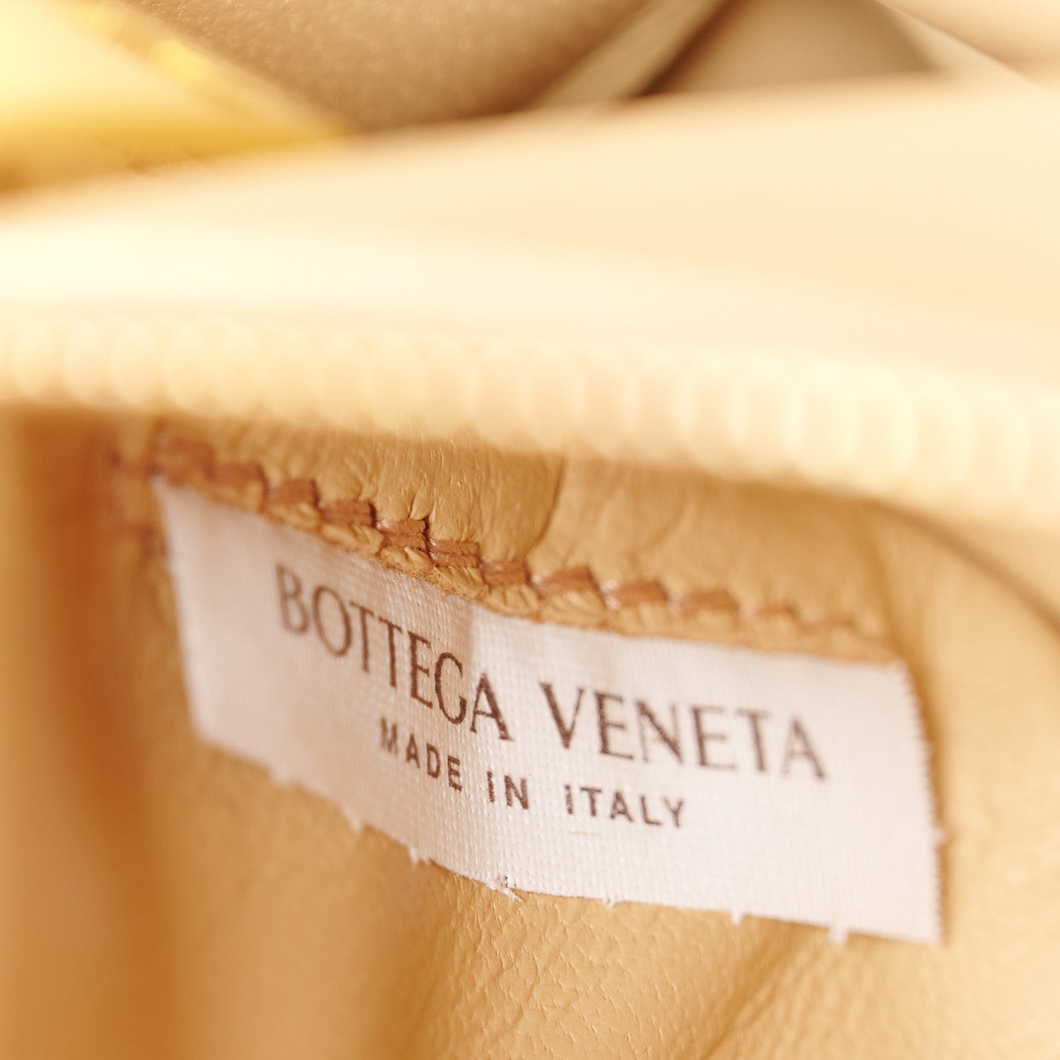 Bottega Veneta Lambskin Maxi Intreccio Padded Chain Cassette Crossbody Bag Almond 7 of 12