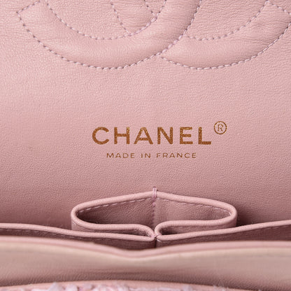 Chanel Tweed Medium Double Flap Pink 6 of 20