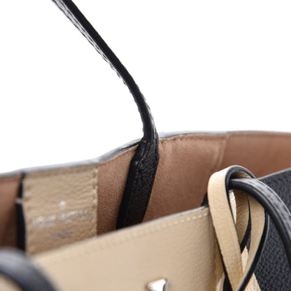 Louis Vuitton Calfskin Lockme Go Tote Black Vanilla 12 of 19
