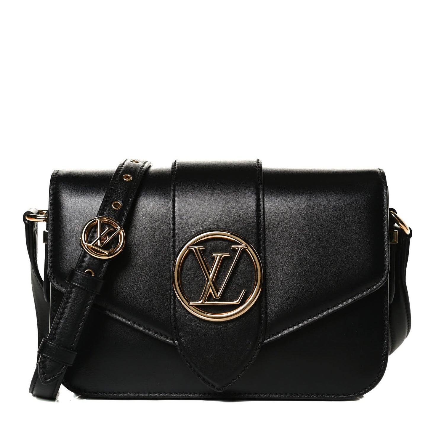 Smooth Calfskin LV Pont 9 Black