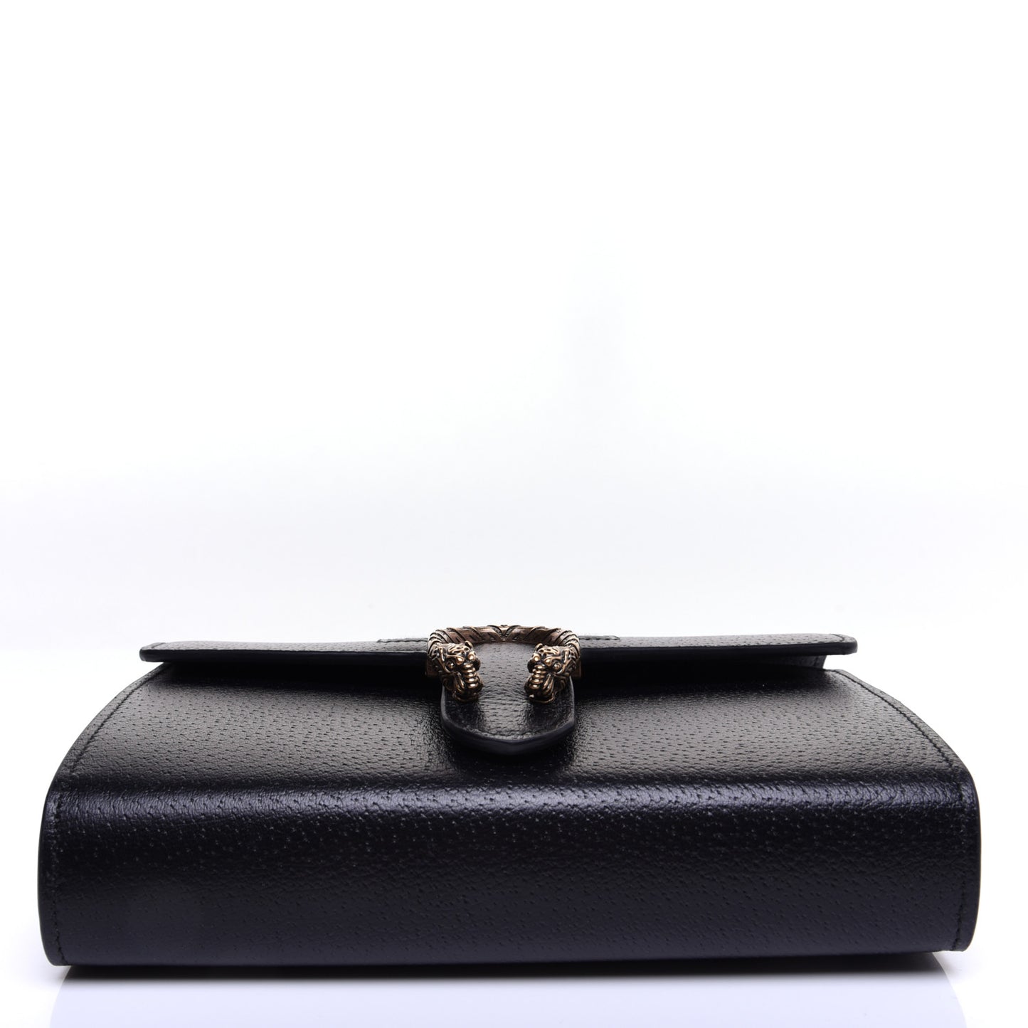 Calfskin Web Mini Dionysus Chain Wallet Black