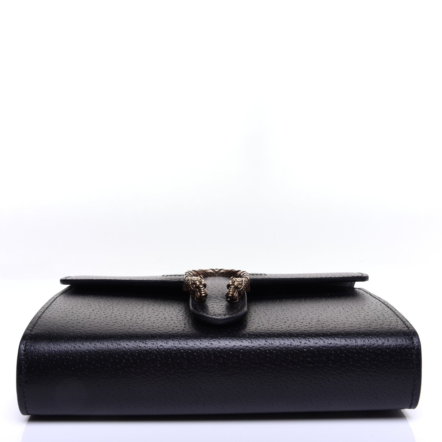 Gucci Calfskin Web Mini Dionysus Chain Wallet Black 9 of 13