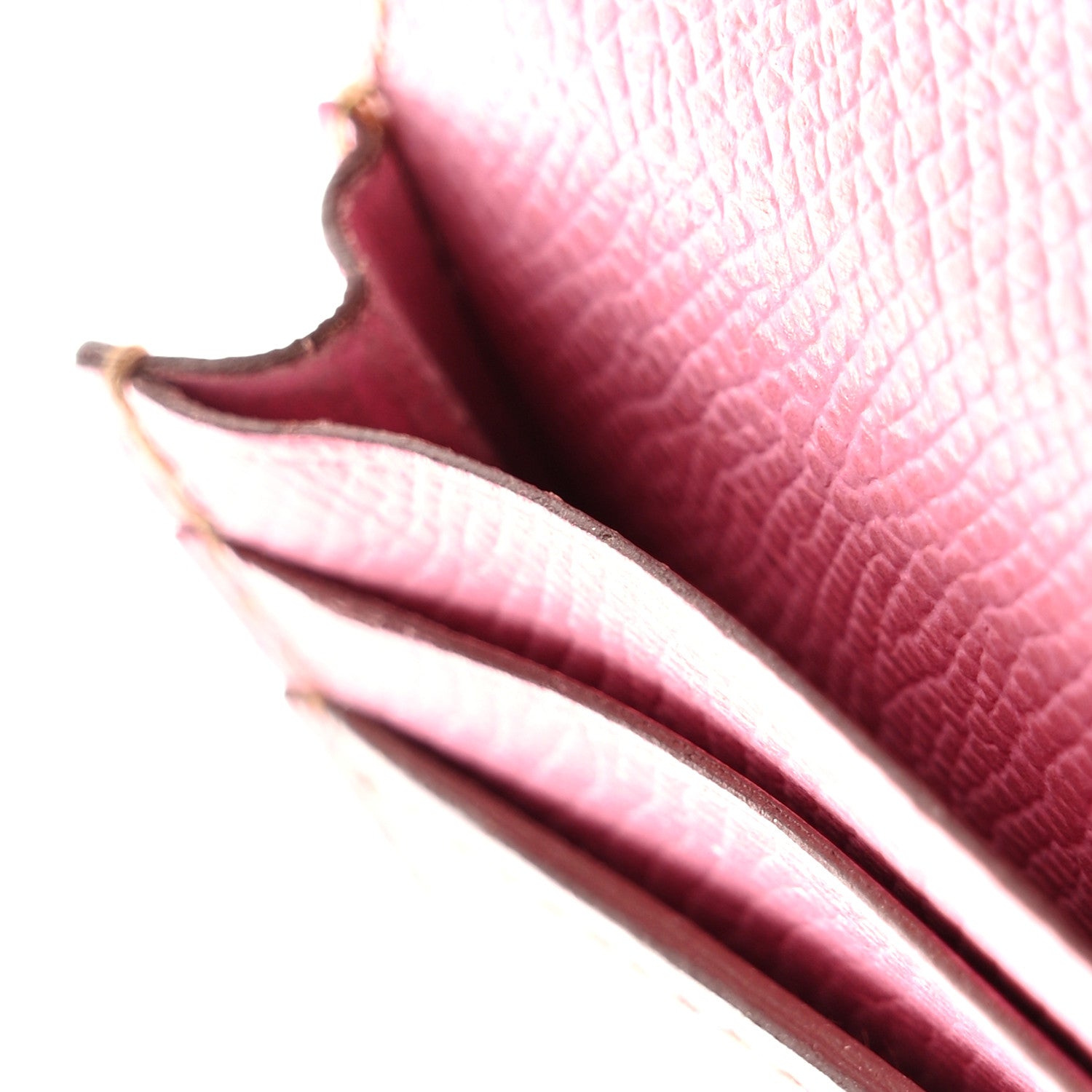 Hermes Epsom Bearn Gusset Wallet 5P Pink 8 of 11