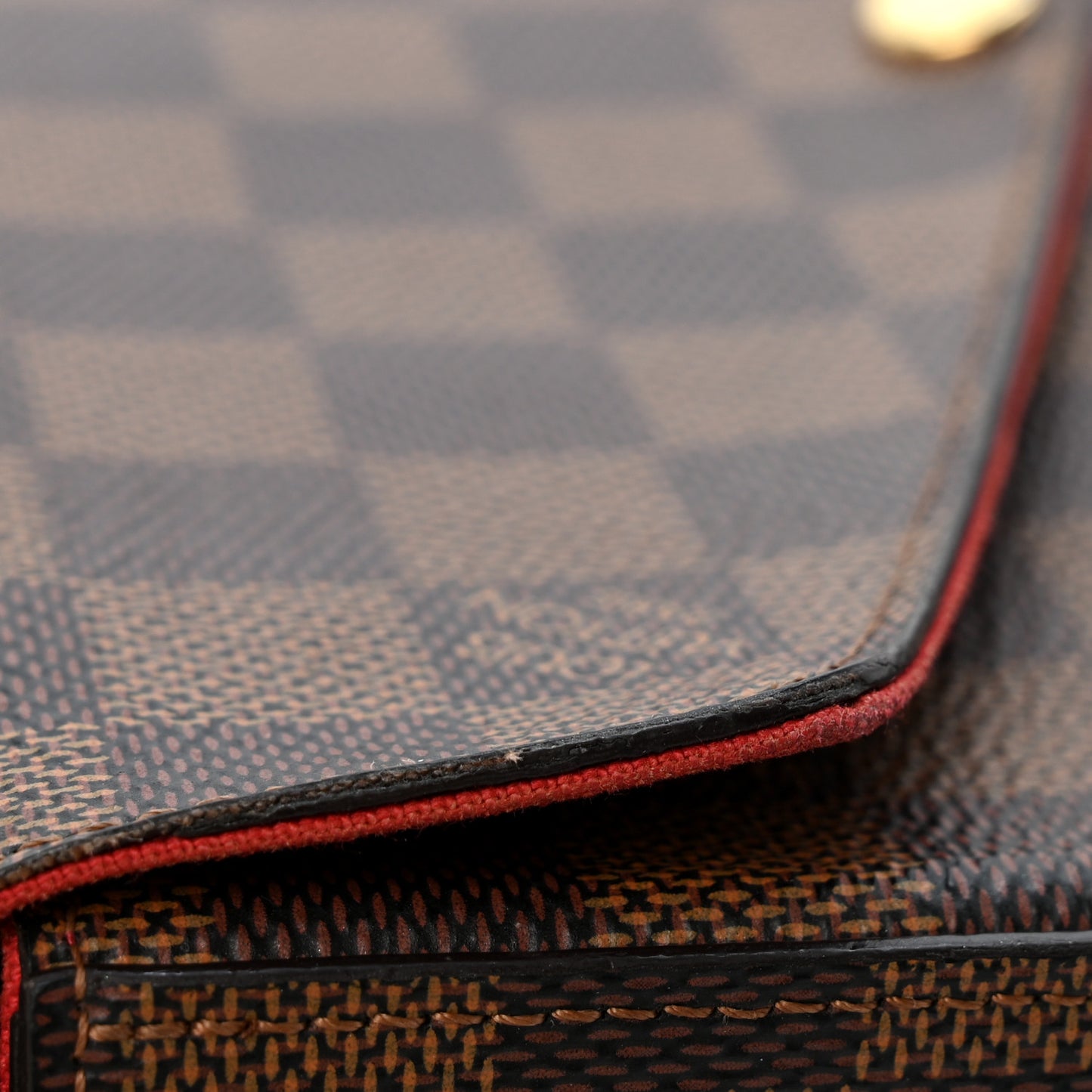 Damier Ebene Pochette Felicie Chain Wallet