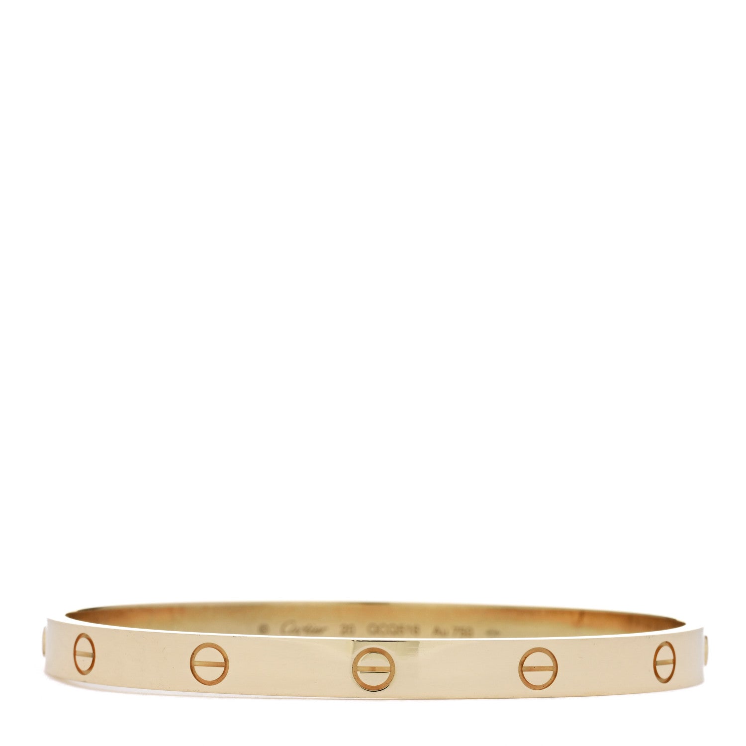 Cartier 18K Yellow Gold LOVE Bracelet 20 1 of 7