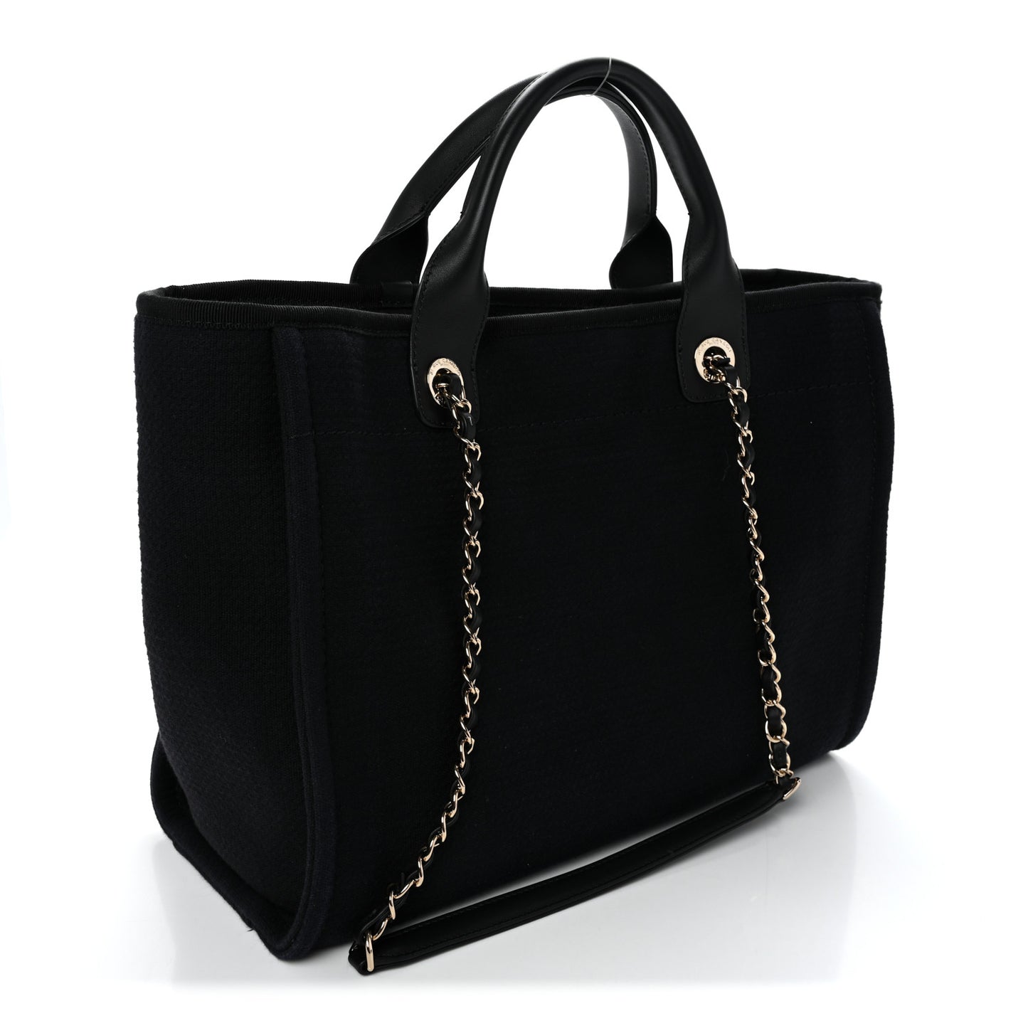 Mixed Fibers Small Deauville Tote Black
