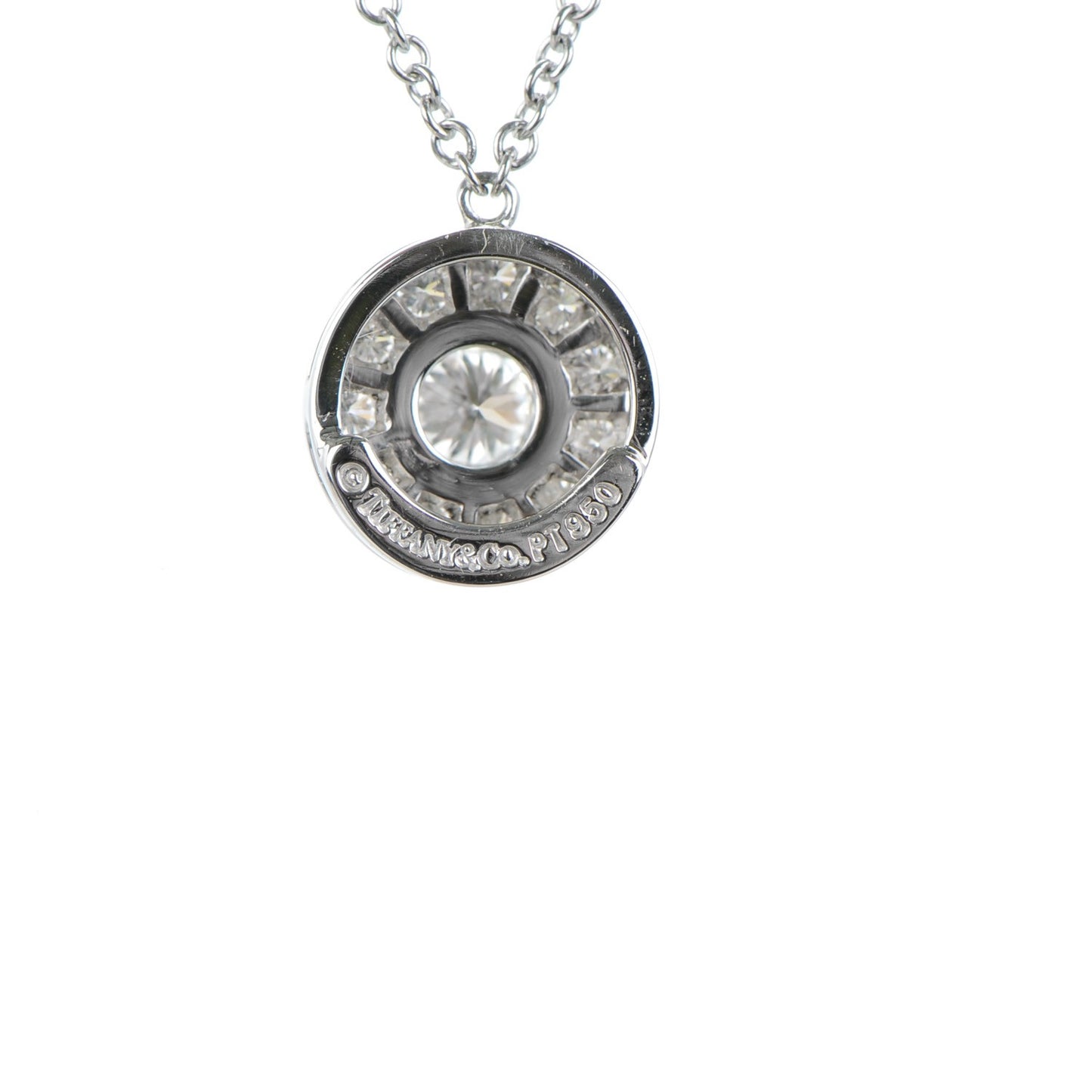 Platinum Diamond .40ctw Circlet Pendant Necklace