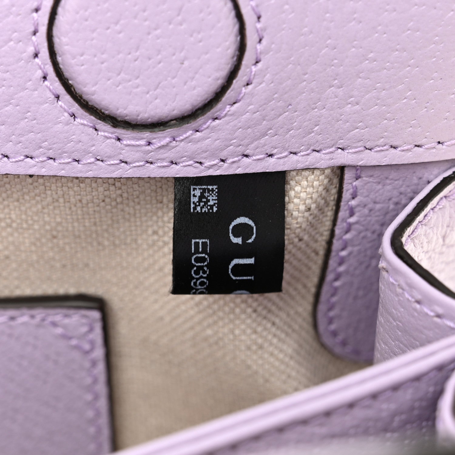 Gucci Monogram Jumbo GG Textured Dollar Calfskin Small Ophidia Chain Shoulder Bag Beige Lapis 8 of 12