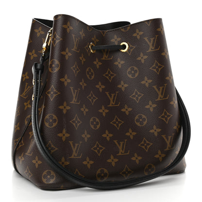 Louis Vuitton Monogram Neonoe MM Black 3 of 13