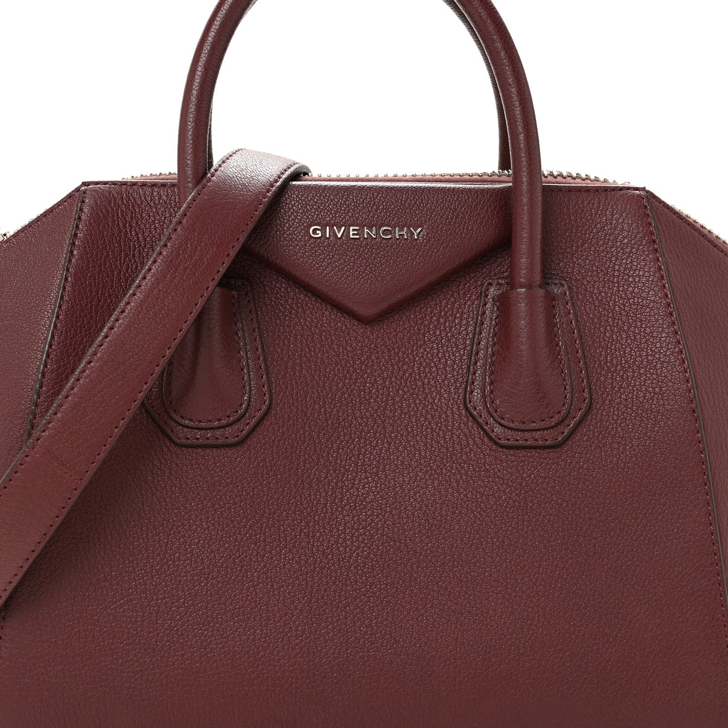 Givenchy Sugar Goatskin Small Antigona Oxblood 8 of 11