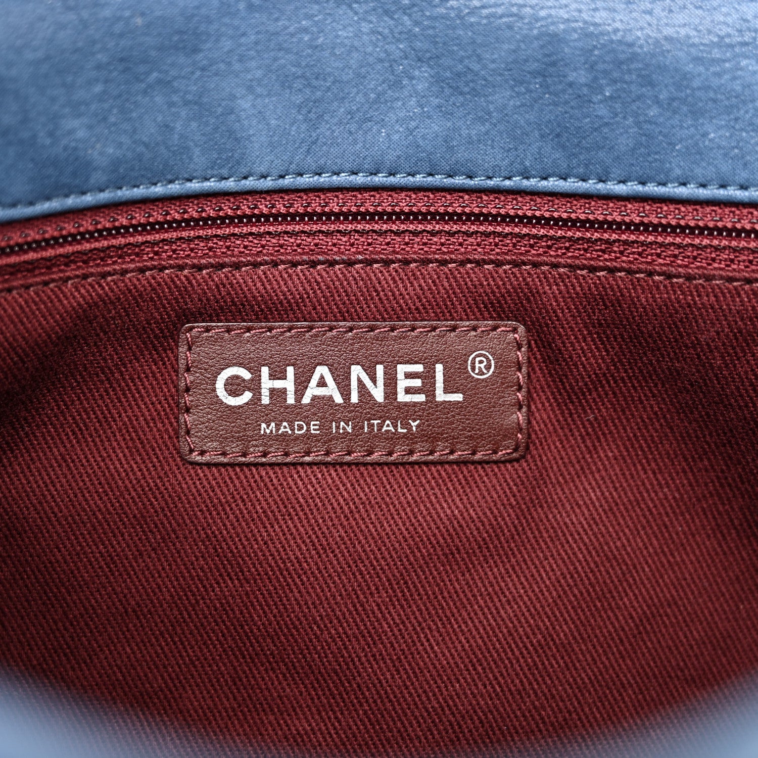 Chanel Iridescent Calfskin Medium In The Mix Flap Blue 6 of 13