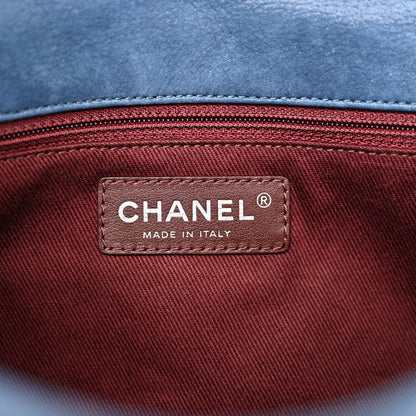 Chanel Iridescent Calfskin Medium In The Mix Flap Blue 6 of 13