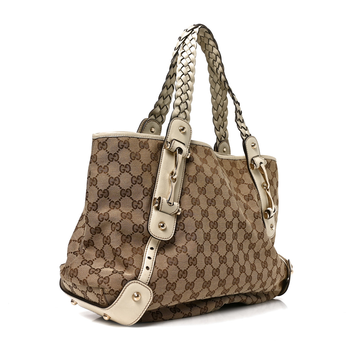 Monogram Medium Pelham Shoulder Bag Off White