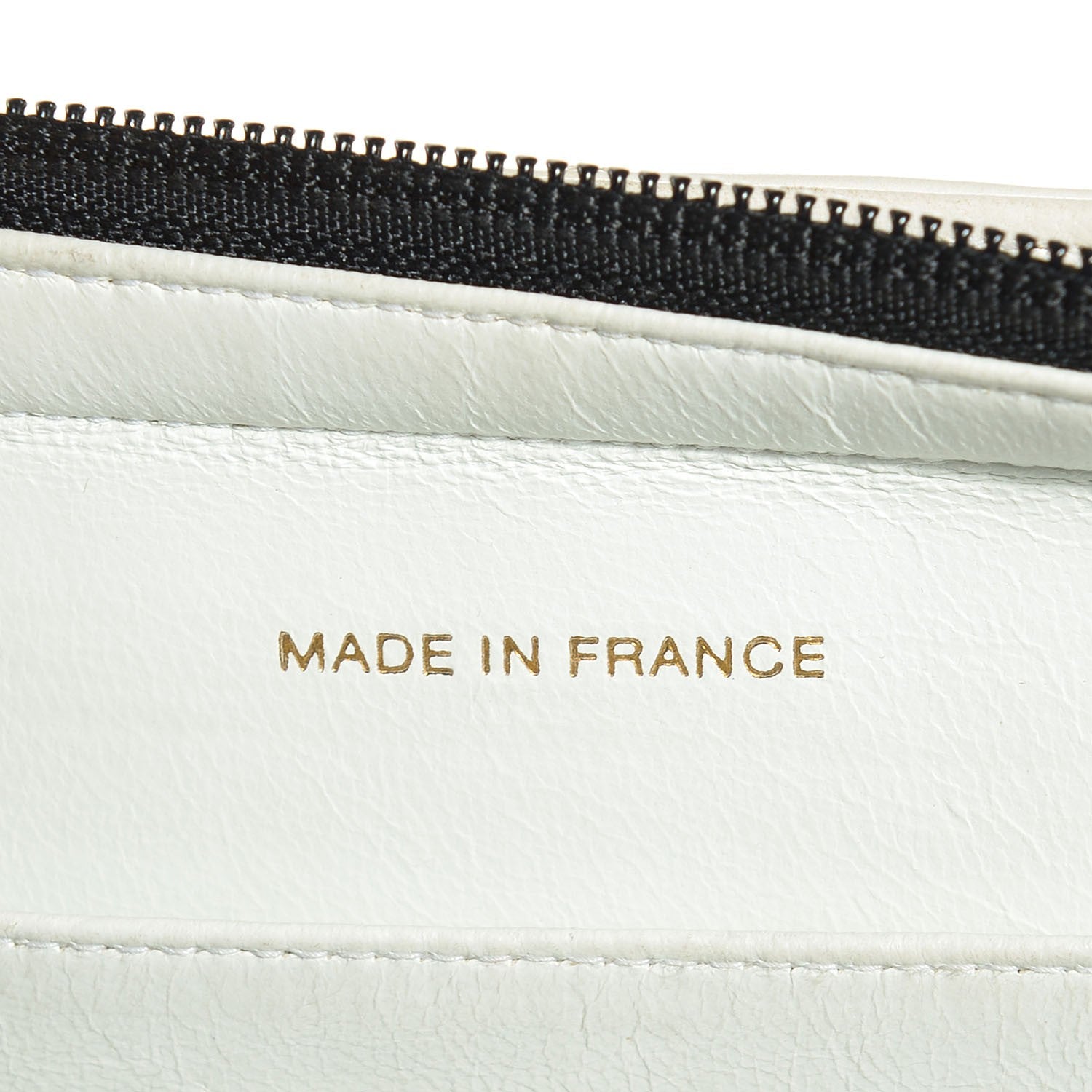 Chanel Lambskin Quilted Shoulder Bag White 7 of 9