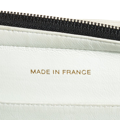 Chanel Lambskin Quilted Shoulder Bag White 7 of 9